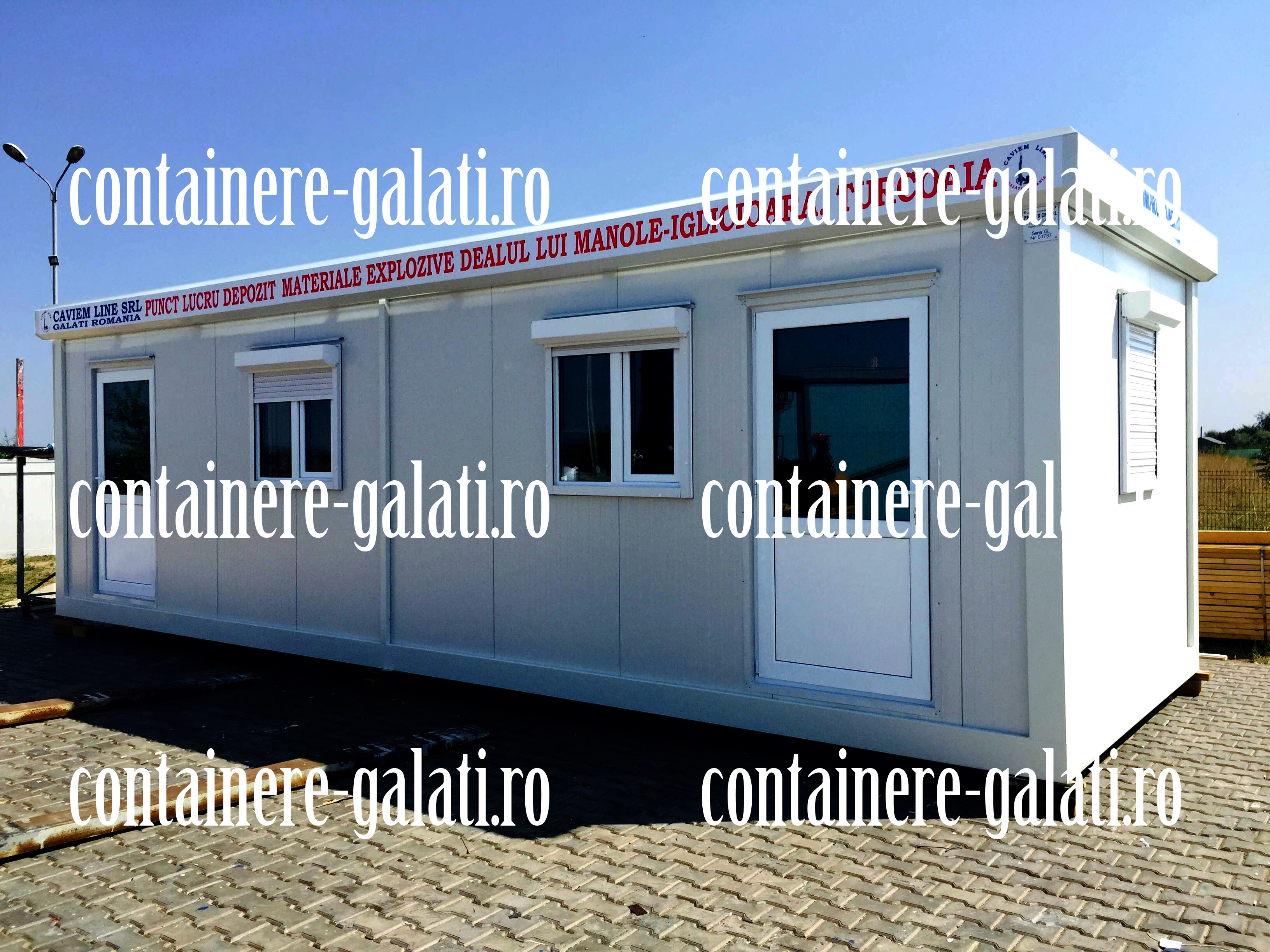 garaje pe structura metalica Galati