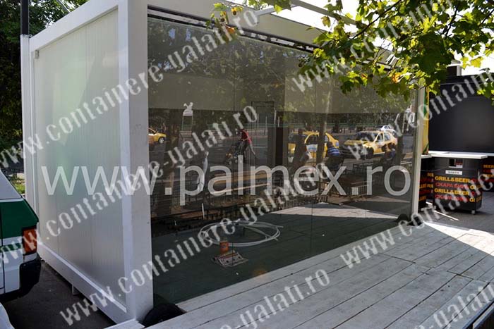 container perte geam Galati